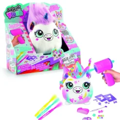 Airbrush Plush Hair'Iffic 17Cm Squish Pal-Princess