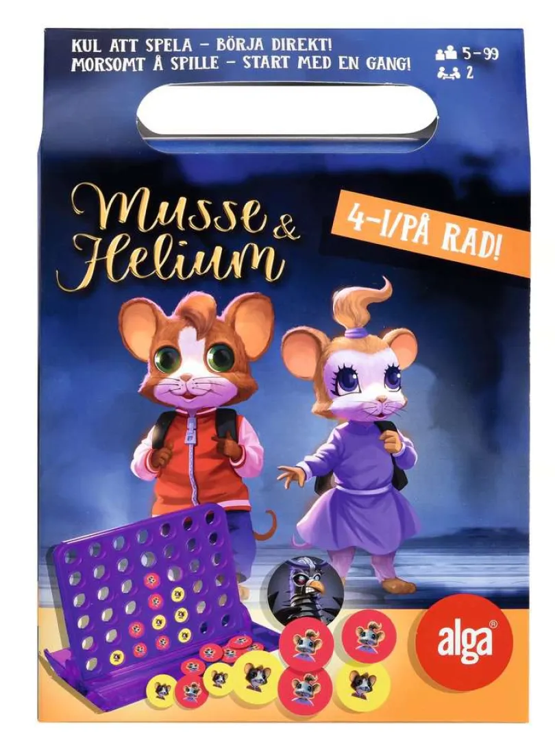 Alga, Musse & Heliums lumske 4-på-rad