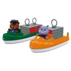 AquaPlay Container- & Transportbåt med Figurer