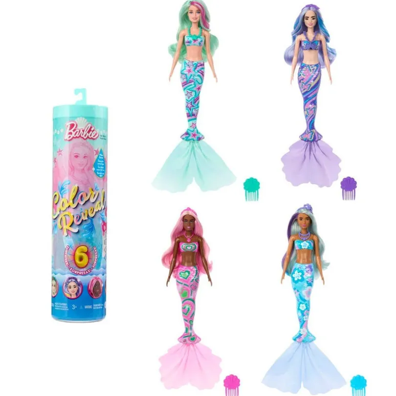 Barbie, Color Reveal Deep Sea Mermaids