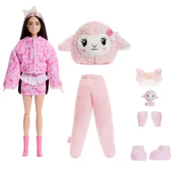 Barbie Cutie Reveal Cuddly lam med 10 overraskelser