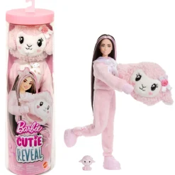 Barbie Cutie Reveal Cuddly lam med 10 overraskelser