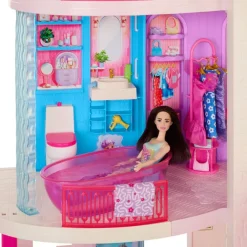 Barbie Dreamhouse med 2 hus, bassenger og sklie