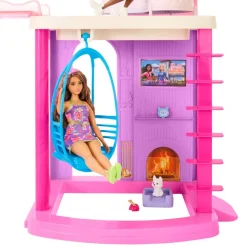 Barbie Dreamhouse med 2 hus, bassenger og sklie