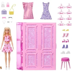 Barbie, Fashion Fun Dream Closet med dukke