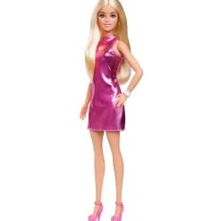 Barbie Fashionistas - Metallicrosa Minikjole