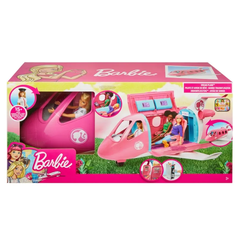 Barbie, fly og dukke