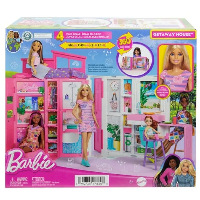 Barbie Getaway House med dukke