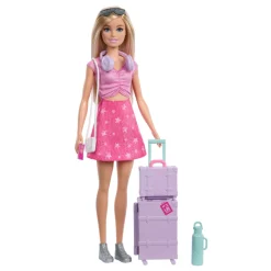 Barbie Limitless Adventure Malibu Motedukke med Reiseutstyr