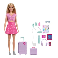 Barbie Limitless Adventure Malibu Motedukke med Reiseutstyr