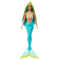 Barbie Mermaid - Blått/Grønt Hår