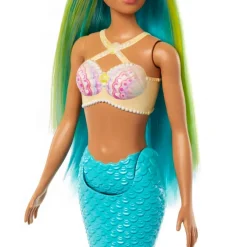 Barbie Mermaid - Blått/Grønt Hår