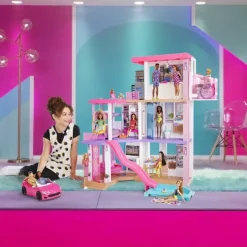 Barbie Rosa Cabriolet med rullende hjul