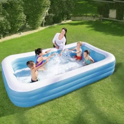 Bestway, Familiebasseng 3 ringer 305x183x56 cm 1161 liter