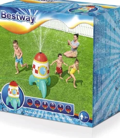 Bestway Space Blast Oppblåsbar Vannspreder til barn – 64 x 61 x 102 cm