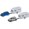 Bil med campingvogn 25 cm