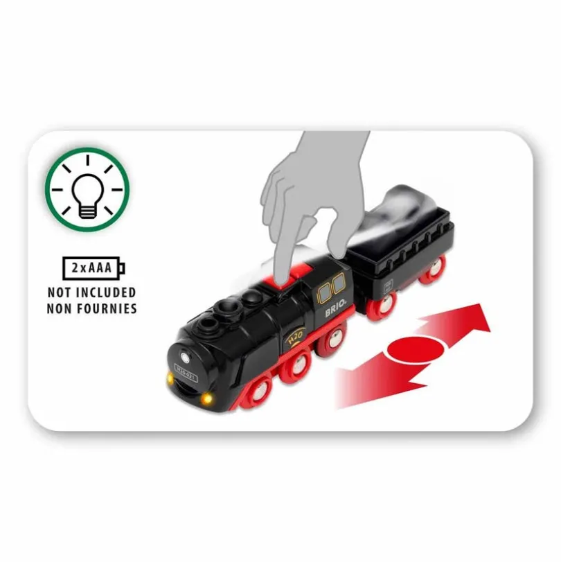 BRIO 33884, Dampdrevet Batteridrevet damptog