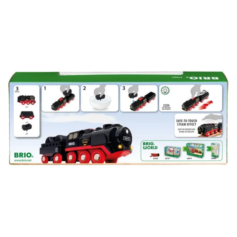 BRIO 33884, Dampdrevet Batteridrevet damptog
