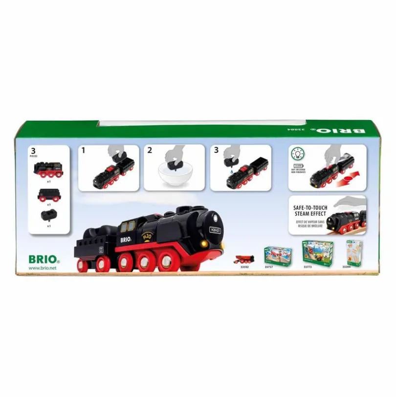 BRIO 33884, Dampdrevet Batteridrevet damptog