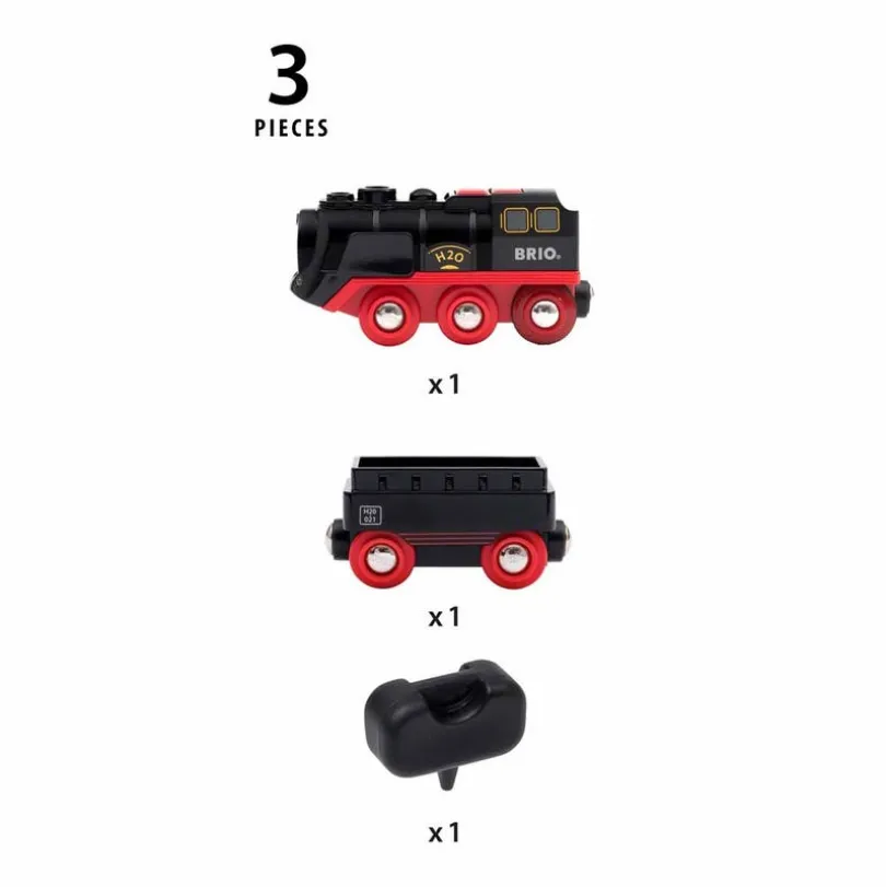 BRIO 33884, Dampdrevet Batteridrevet damptog