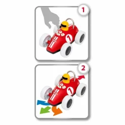 BRIO 30234, Lek & lær actionracer Rød