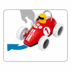 BRIO 30234, Lek & lær actionracer Rød