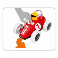 BRIO 30234, Lek & lær actionracer Rød