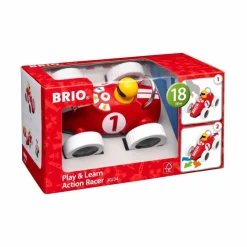 BRIO 30234, Lek & lær actionracer Rød