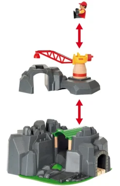 BRIO, Lift & Load 33889 Løftekran og tunnel