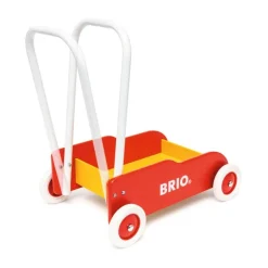 BRIO Lære-å-gå-vogn – Gåvogn med justerbart håndtak og brems fra 1 år