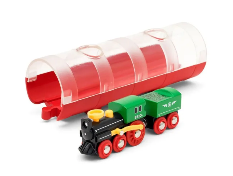 BRIO, Rail & Road 33892 Damplokomotiv og tunnel