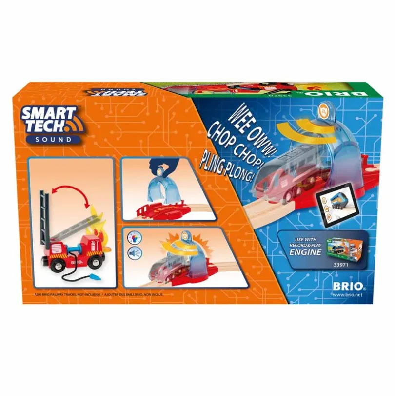 BRIO 33976, Redningsaksjon Tunnelfartøysett Smart Tech Lyd