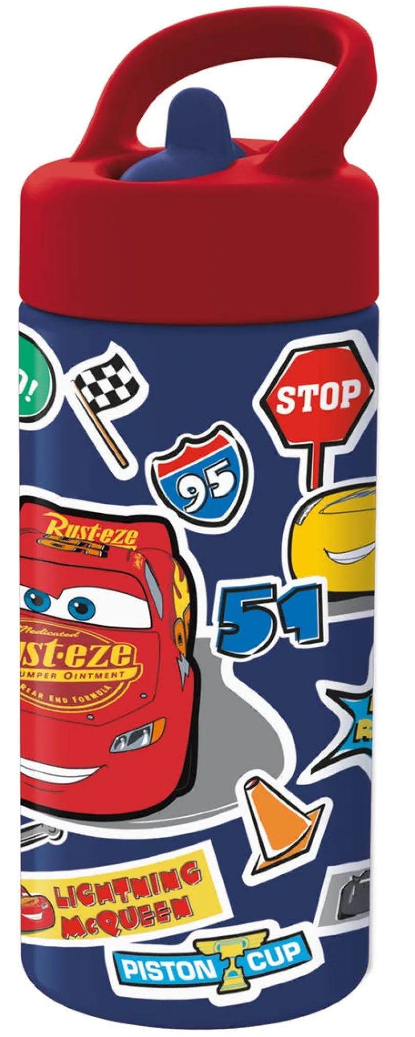CARS sipper water bottle, 410ml