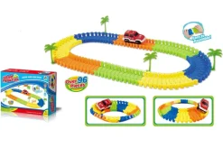 Clixtracks - Minibane med 1 stk bil 96 stk