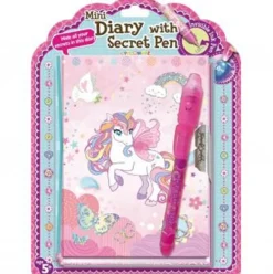 Dagbok Unicorn Hemmelig penn