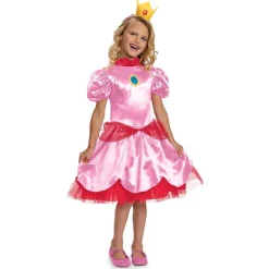 Disguise Super Mario Costume Princess Fancy Peach XS (3-4)