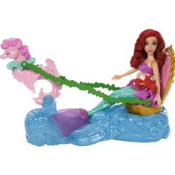 Disney Princess Ariel med vogn og sjøhest