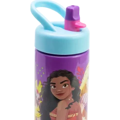 DISNEY PRINCESS, Vannflaske med sugerør, 420 ml