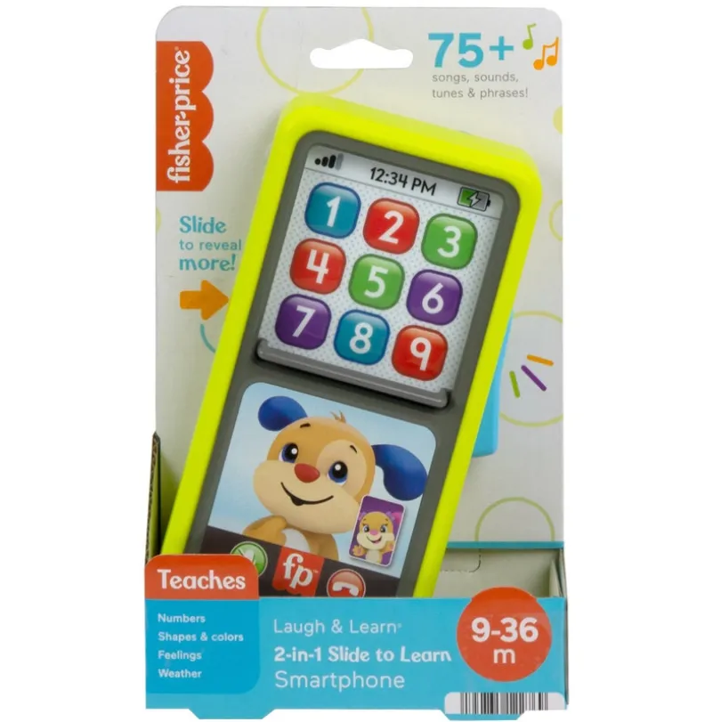Fisher Price, 2-i-1 Slide to Learn Phone nordisk