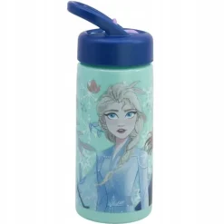 FROZEN, Vannflaske med sugerør, 420 ml