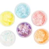 Glitterleire, blandede farger, 6x20 ml/ 1 stk.