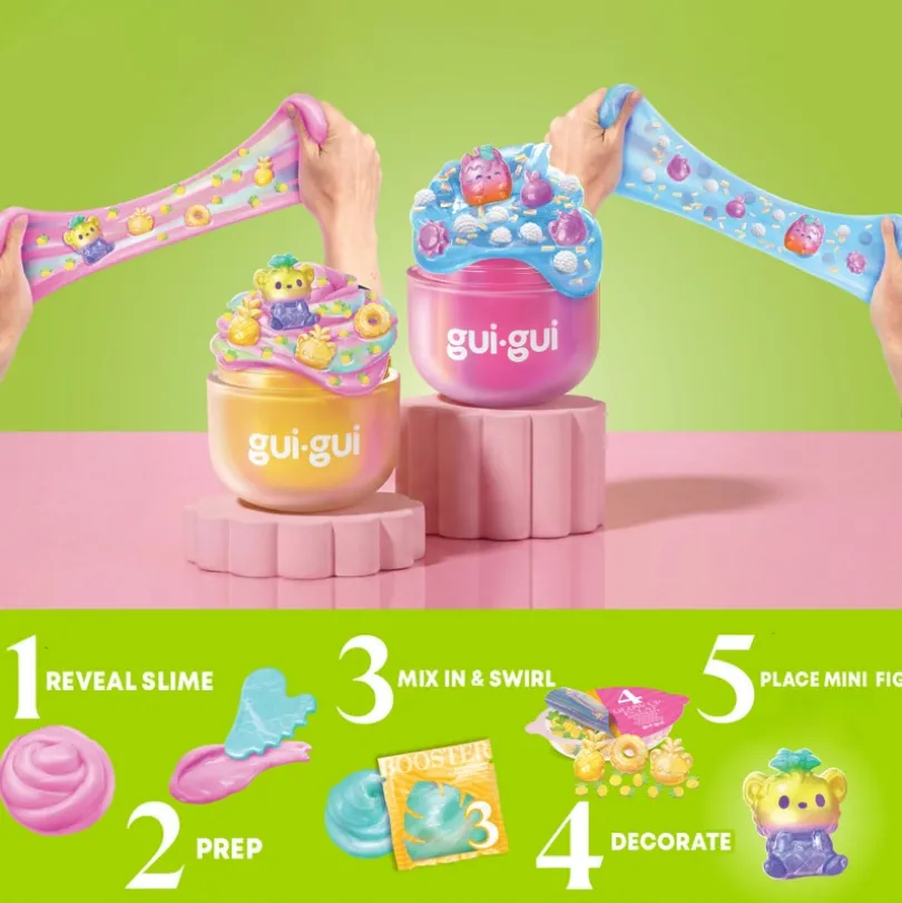 GUI GUI Deluxe Slime 2-pakk Fruity Glow