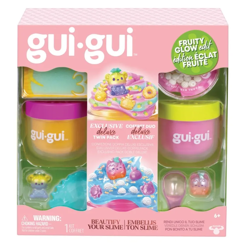 GUI GUI Deluxe Slime 2-pakk Fruity Glow