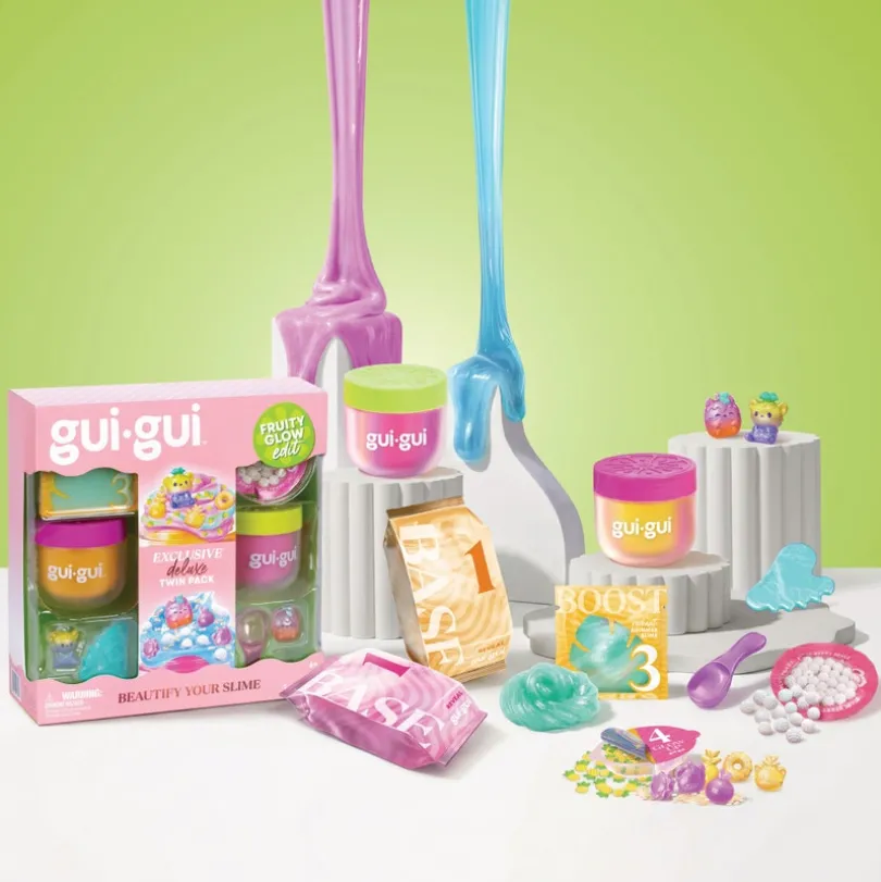GUI GUI Deluxe Slime 2-pakk Fruity Glow