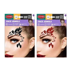 Halloween, Ansiktsdiamanter Assortert Produkt, 2 Ulike Typer