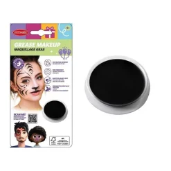 Halloween, Grease Make-Up - Rund brett - 14G Svart