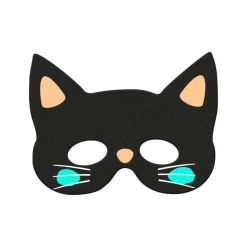 Halloween, Halvmaske Katt Filth