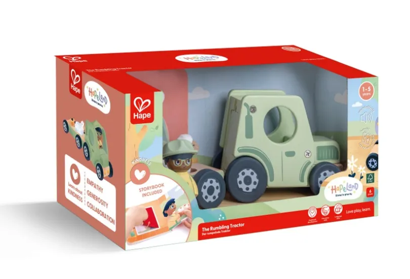 Hape The Rumbling Tractor With Sound