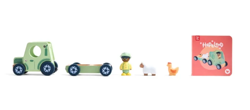Hape The Rumbling Tractor With Sound