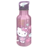 HELLO KITTY Aluminiumsflaske med Sugerør 545 ml